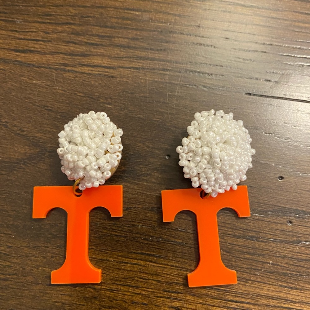 Beaded Tennessee Earrings